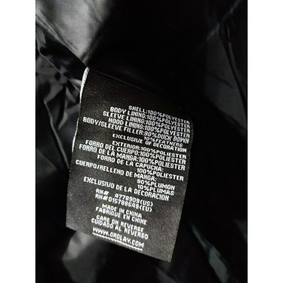Classic OROLAY Black Duck Down Jacket "2 in 1 illusion" Size M - Picture 9 of 10
